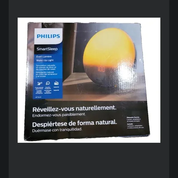 Philips SmartSleep Wake-up Light Colored Sunrise and Sunset Simulation 5 Natu... - Picture 1 of 6